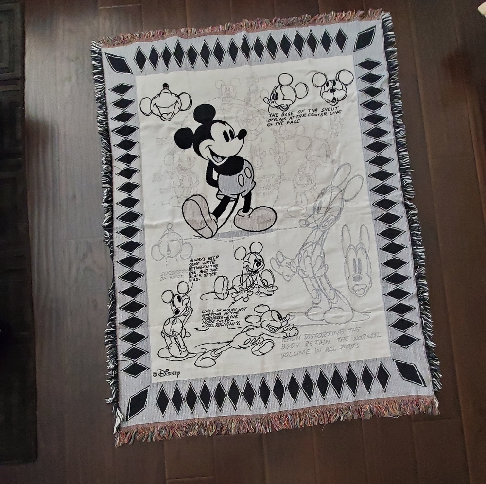 Mickey Mouse blanket vintage